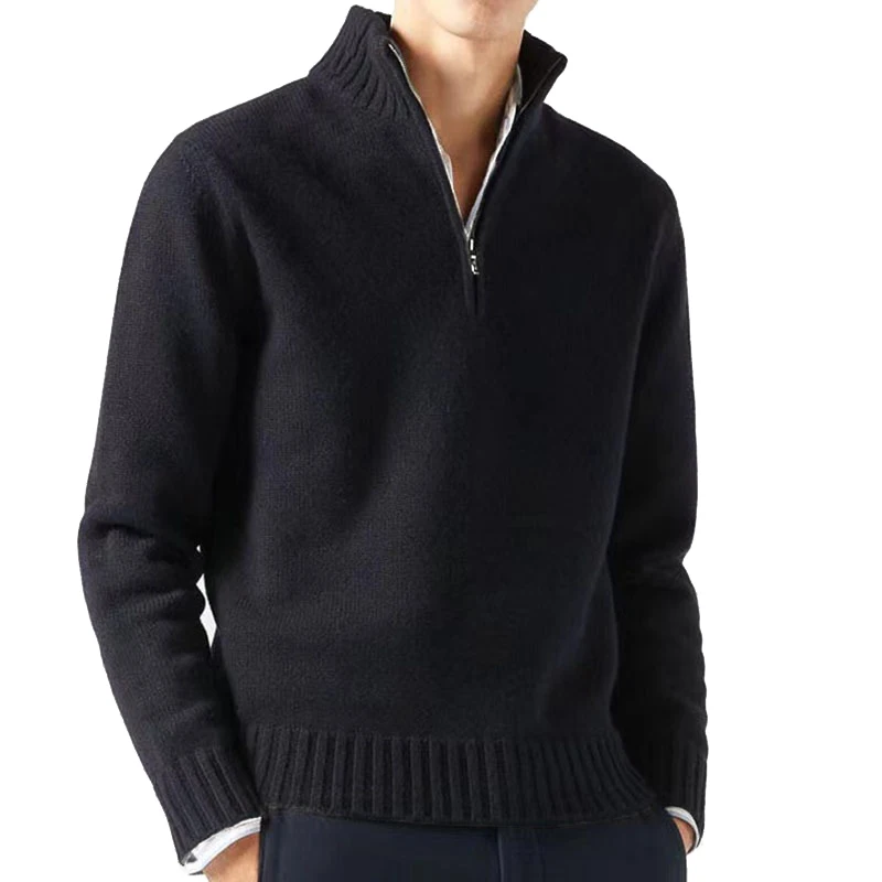 Autum Men Turtlenecks Sweaters Knitwear Pullovers Solid Color Long Sleeved Sweater Male Casual Daily Warm Coats Autum Men Turtlenecks Sweaters Knitwear Pullovers Solid Color Long Sleeved Sweater Male Casual Daily Warm Coats
