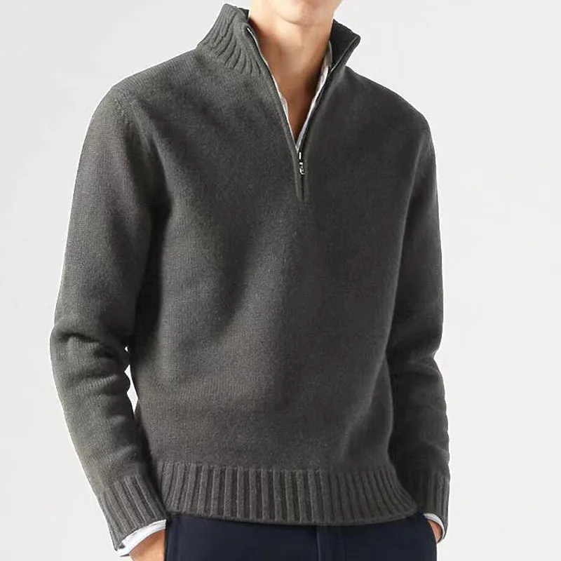 Autum Men Turtlenecks Sweaters Knitwear Pullovers Solid Color Long Sleeved Sweater Male Casual Daily Warm Coats Autum Men Turtlenecks Sweaters Knitwear Pullovers Solid Color Long Sleeved Sweater Male Casual Daily Warm Coats