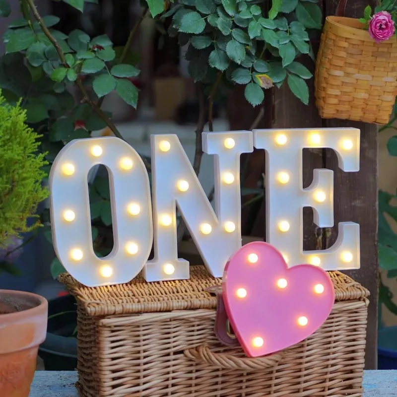 Luxury Alphabet Letter LED Lights Luminous Number Lamp Battery Night Light for Home Wedding Birthday Christmas Party Decoration Luxury Alphabet Letter LED Lights Luminous Number Lamp Battery Night Light for Home Wedding Birthday Christmas Party Decoration