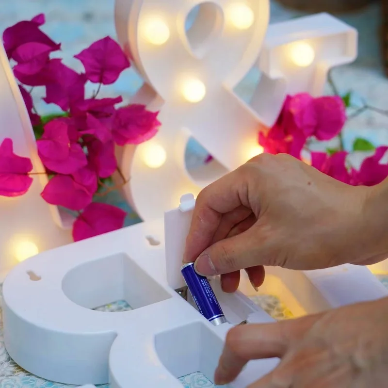 Luxury Alphabet Letter LED Lights Luminous Number Lamp Battery Night Light for Home Wedding Birthday Christmas Party Decoration Luxury Alphabet Letter LED Lights Luminous Number Lamp Battery Night Light for Home Wedding Birthday Christmas Party Decoration