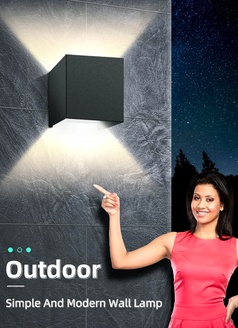 Decor Wall Light LED Interior Lamps Sconce Waterproof External Stairs Lighting Bedroom Living Fixture Home Decorative Lamp Wall