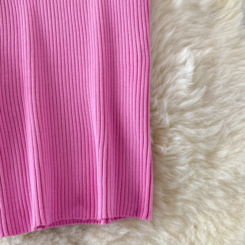 YuooMuoo Autumn Winter 2023 Women Dress Elegant Cross V-neck Slim Waist Knitted Bodycon Dress Korean Office Lady Vestidos