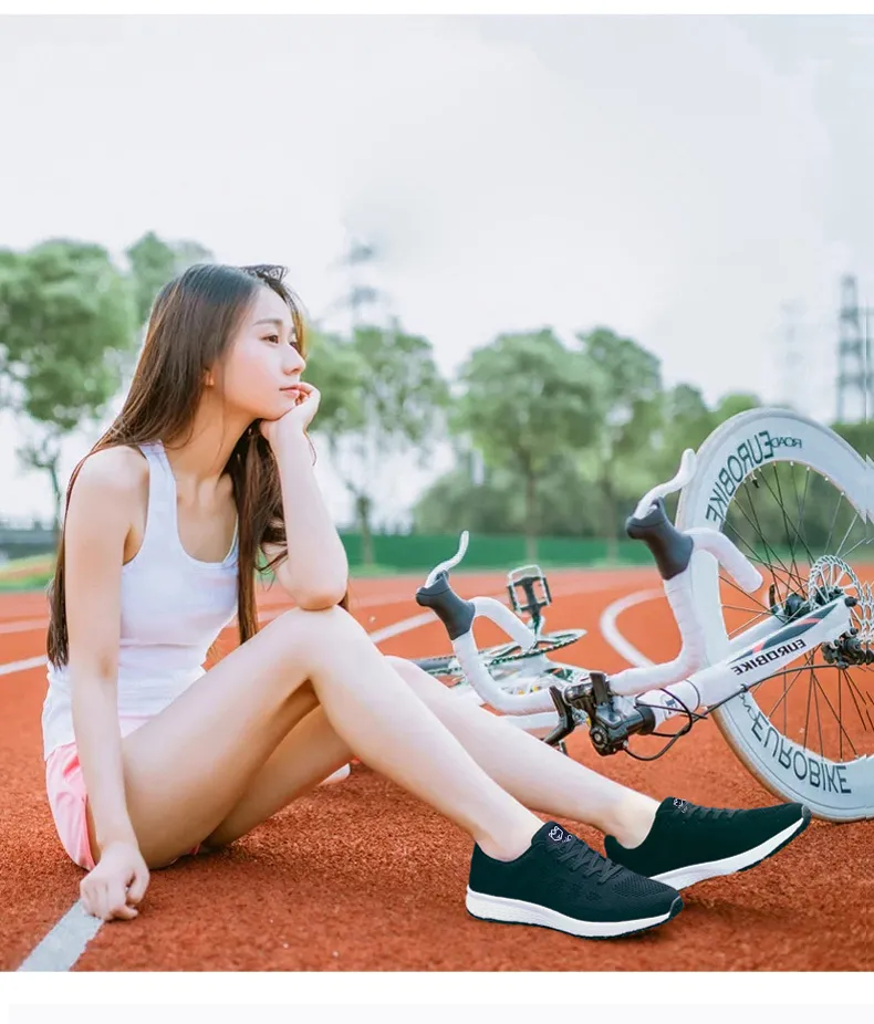 Women Casual Shoes Breathable Walking Mesh Lace Up Flat Shoes Sneakers Women Tenis Feminino Pink Black White Women Casual Shoes Breathable Walking Mesh Lace Up Flat Shoes Sneakers Women Tenis Feminino Pink Black White
