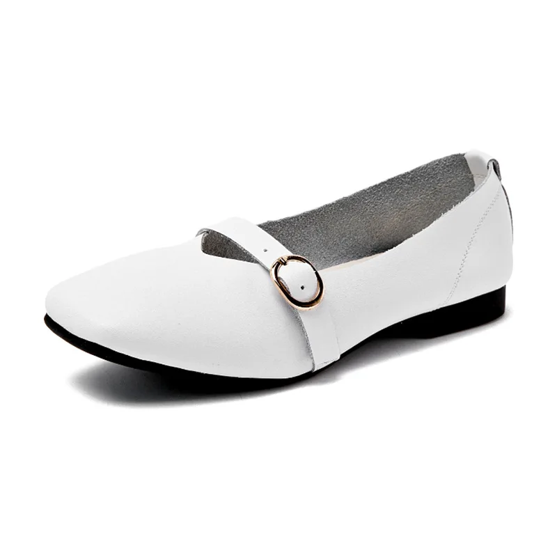 Alternative view of AIYUQI Women flat shoes 2024 spring new genuine leather women casual shoes large size 35-43 comfortable mother shoes women