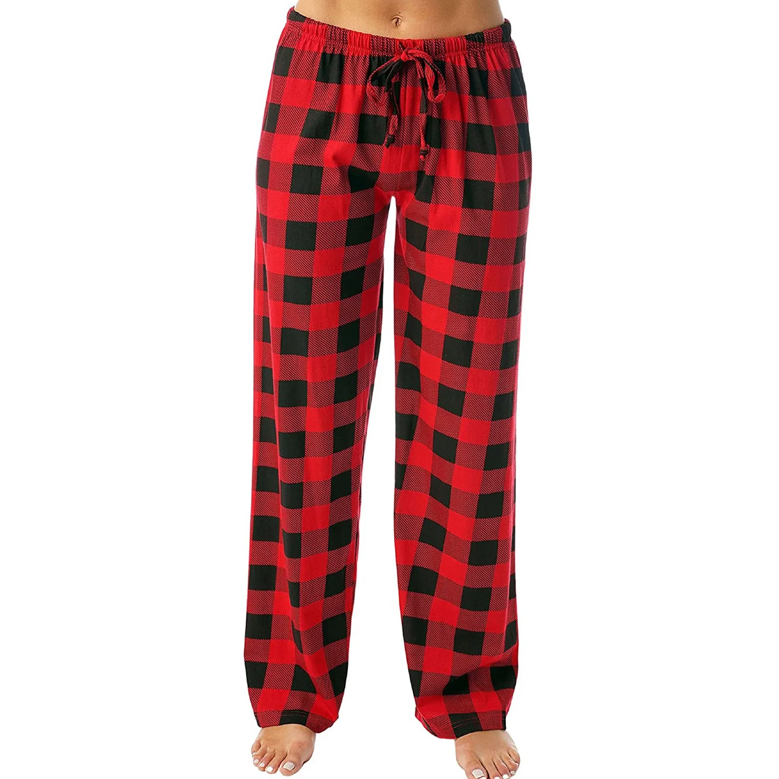 Alternative view of Sweatpants Cargo Pants Men Casual Plaid Loose Sport Plaid Pajama Trousers Men'S Clothing Sports Pants Clothing Joggers