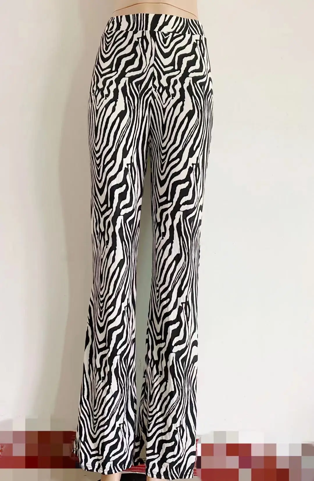 2023 Summer Zebra Print Wide Leg Pants Y2K Trousers Sexy High Waist Women New Fashion Casual Female Trousers Streetwear 16395