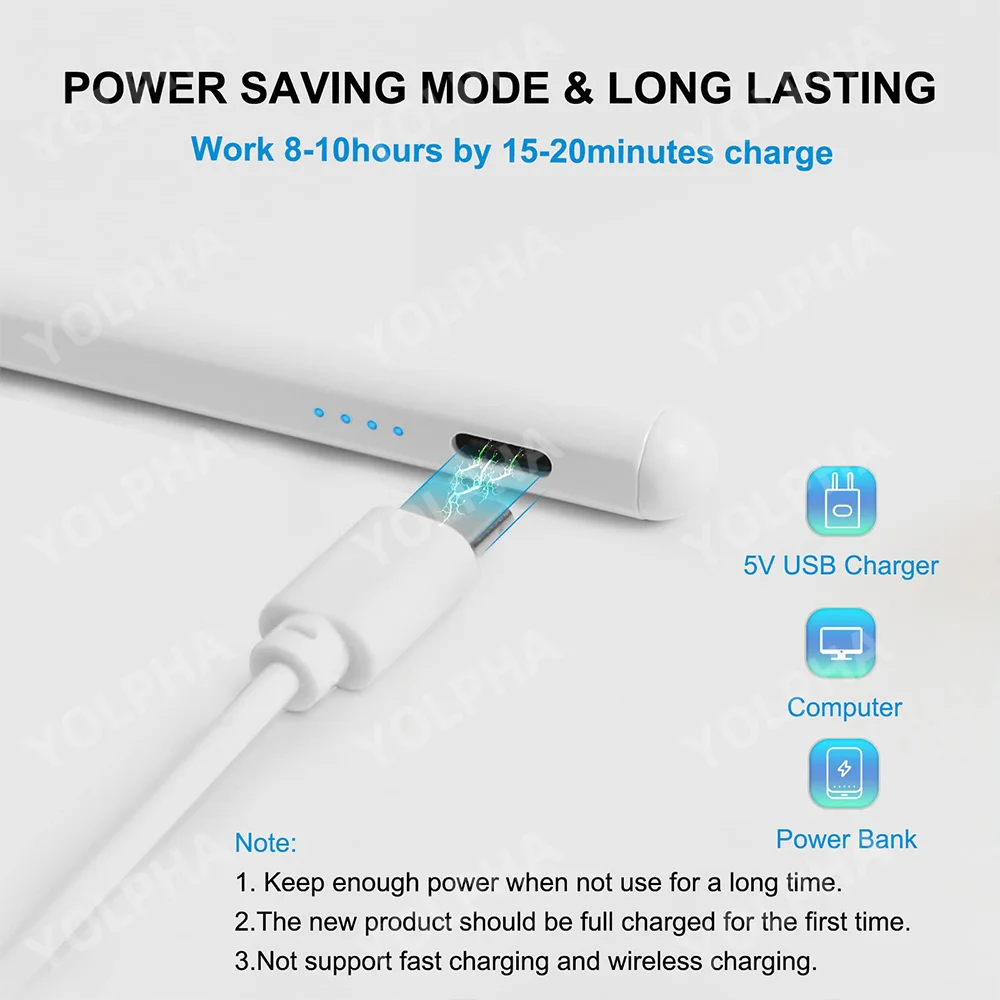 Alternative view of Universal Stylus Pen for Android IOS Touch Screen Capacitive Pen for iPad for Apple Pencil Drawing Pen For Huawei Xiaomi Phone