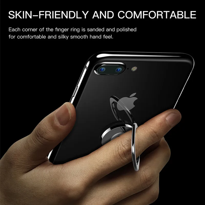 Mini 360 Degree Finger Ring Holder Metal Phone Stand Mount Smartphone Holder for Xiaomi Huawei iPhone Sangsung Mobile Phone - Image 3