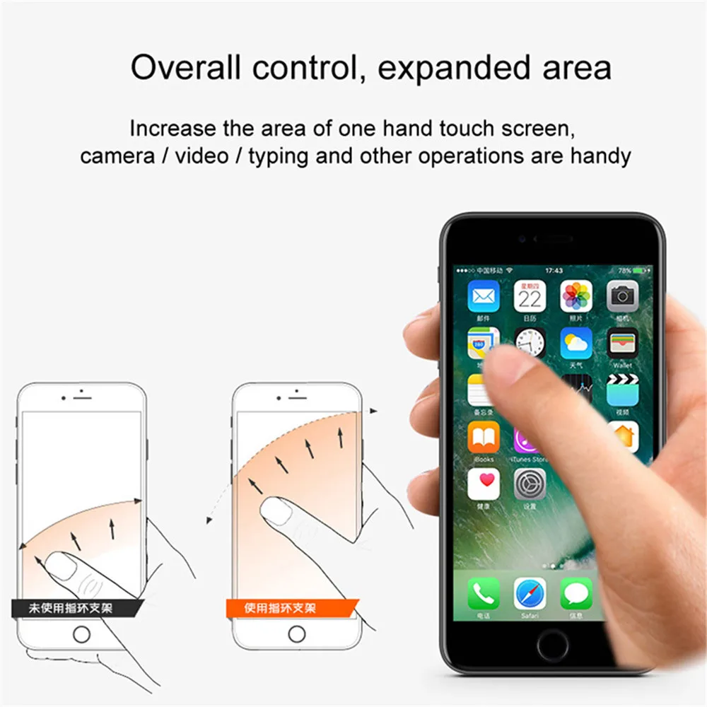 Mini 360 Degree Finger Ring Holder Metal Phone Stand Mount Smartphone Holder for Xiaomi Huawei iPhone Sangsung Mobile Phone Mini 360 Degree Finger Ring Holder Metal Phone Stand Mount Smartphone Holder for Xiaomi Huawei iPhone Sangsung Mobile Phone