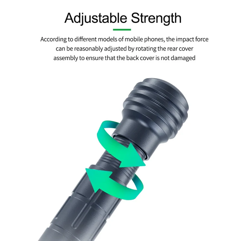 Alternative view of RELIFE RL-066 Glass Breaking Pen For iPhone Huawei Mobile Phone Rear Housing Battery Glass Cover Breaker Blasting Tools