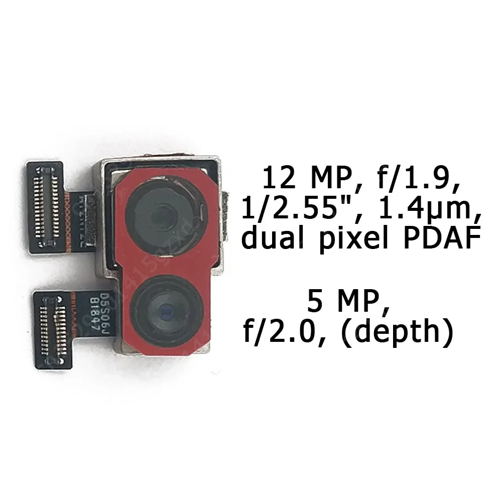 Alternative view of Front and Rear Back Camera For Xiaomi Mi Pocophone Poco F1 Main Facing Camera Module Flex Cable Replacement Spare Parts