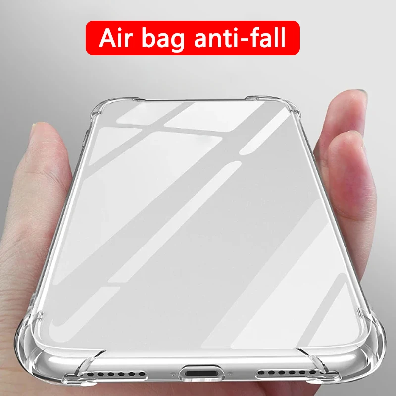 Alternative view of C55 Thickened Airbag Shockproof Clear Soft Tpu Phone Case For Xiaomi Redmi Poco C65 4g 5g Transparent Back Cover C40 funda cases