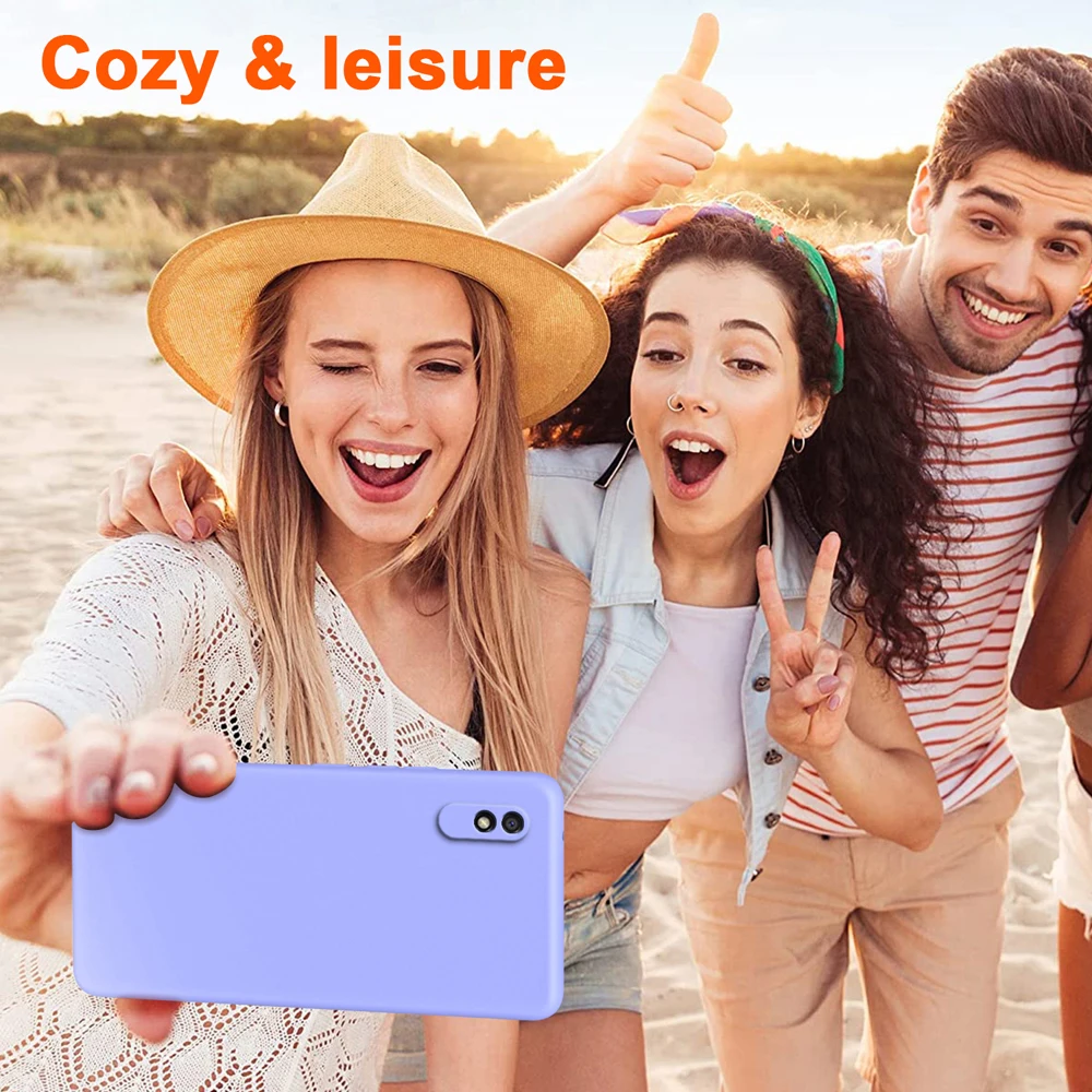Alternative view of Luxury Liquid Silicone Phone Case for Xiaomi Redmi 9A 9 AT 9i 9AT Cover Cases