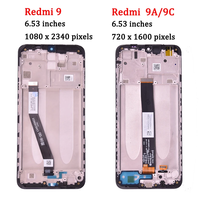 Alternative view of 6.53 inches Screen For Xiaomi Redmi 9A 9C Display LCD Touch Screen Digitizer For Redmi 9 LCD Replacement Phone Parts Assembly
