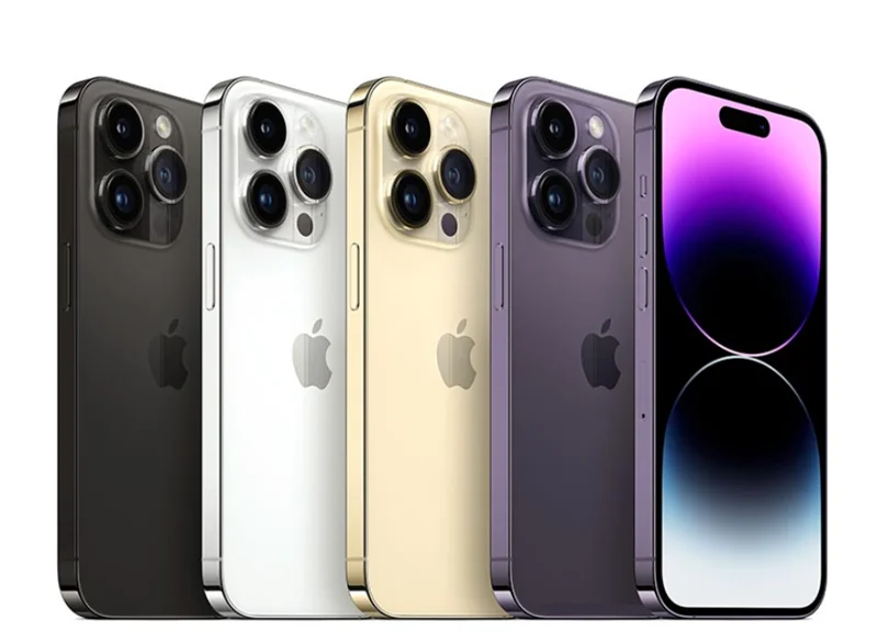 Alternative view of Apple iPhone 14 Pro Max Dual eSIM 128/256/512GB/1TB ROM 6GB RAM 6.7" Genuine Retina OLED Face ID NFC A16 98% New Original Phone