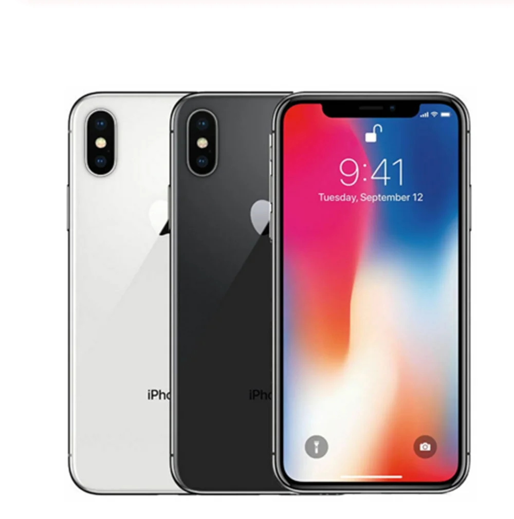 Alternative view of Genuine Apple iPhone X 64GB 256GB ROM 5.8" Original OLED Face ID A11 Hexa Core Unlocked 4G LTE Mobile Phone iPhoneX