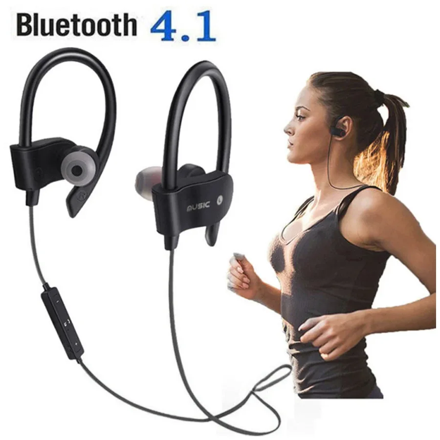 Alternative view of Wireless Earphones Wireless Bluetooth Sports Headphones Fone de ouvido Music Headset Gaming Handsfree for iphone Samsung Huawei