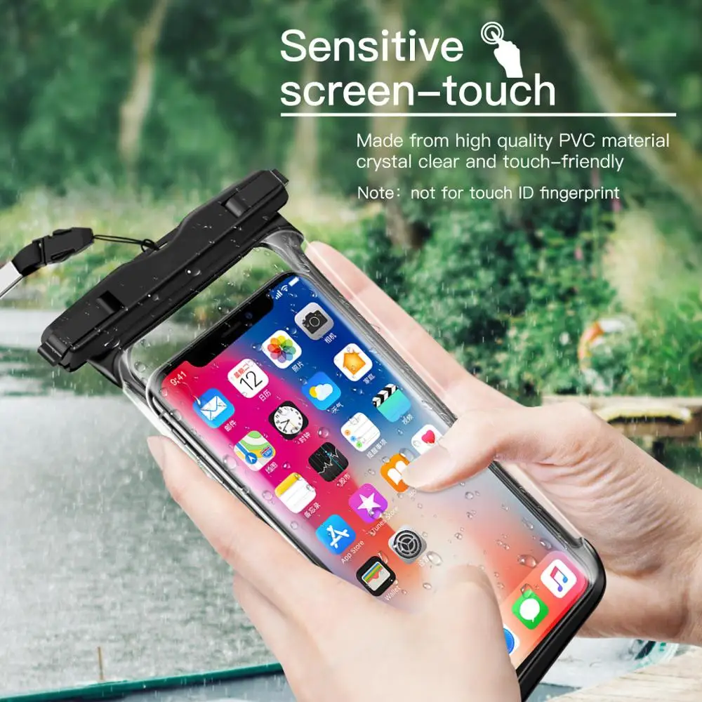 Alternative view of Waterproof Phone Case Swimming Dry Bag Underwater Pouch For iPhone Huawei Samsung Xiaomi SmartPhone Cover Universal Pouch