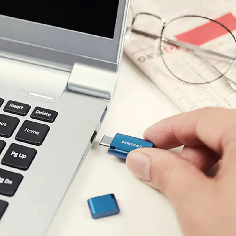 Alternative view of SAMSUNG USB Type-C Flash Drive 64GB 128GB 256G Metal Water-proof High Speed Memory Stick Pendrive for smartphone tablet computer