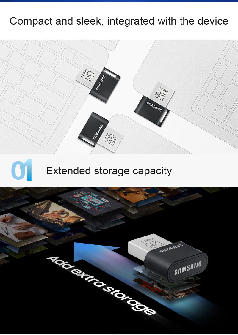 SAMSUNG FITplus USB 3.1 USB Flash Drive 64GB 300MB/s Pendrive mini usb Memory Stick 128GB 256GB 400MB/s Pen Drive SAMSUNG FITplus USB 3.1 USB Flash Drive 64GB 300MB/s Pendrive mini usb Memory Stick 128GB 256GB 400MB/s Pen Drive