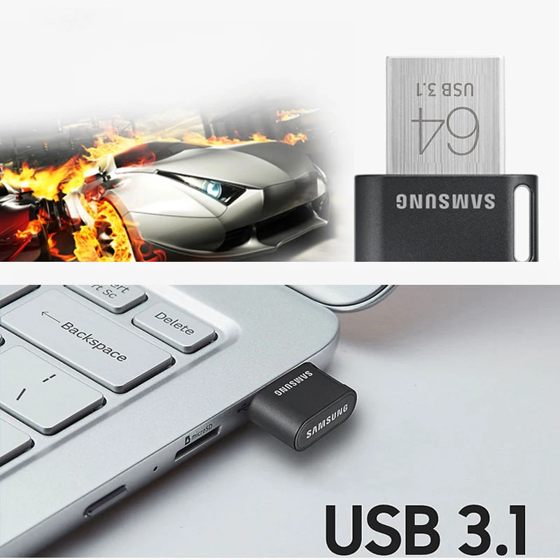 SAMSUNG FITplus USB 3.1 USB Flash Drive 64GB 300MB/s Pendrive mini usb Memory Stick 128GB 256GB 400MB/s Pen Drive - Image 6