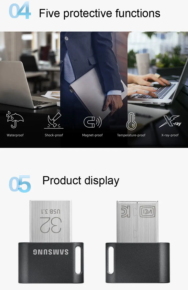 SAMSUNG FITplus USB 3.1 USB Flash Drive 64GB 300MB/s Pendrive mini usb Memory Stick 128GB 256GB 400MB/s Pen Drive SAMSUNG FITplus USB 3.1 USB Flash Drive 64GB 300MB/s Pendrive mini usb Memory Stick 128GB 256GB 400MB/s Pen Drive