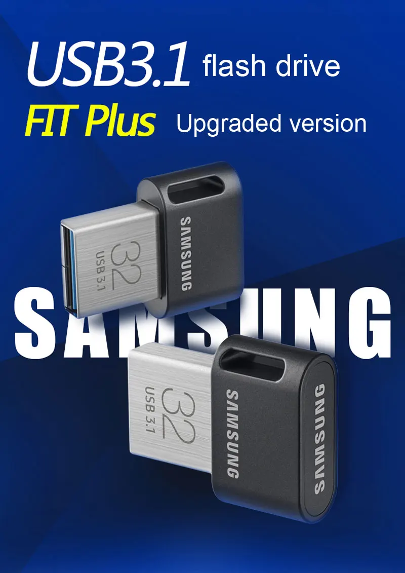 SAMSUNG FITplus USB 3.1 USB Flash Drive 64GB 300MB/s Pendrive mini usb Memory Stick 128GB 256GB 400MB/s Pen Drive SAMSUNG FITplus USB 3.1 USB Flash Drive 64GB 300MB/s Pendrive mini usb Memory Stick 128GB 256GB 400MB/s Pen Drive