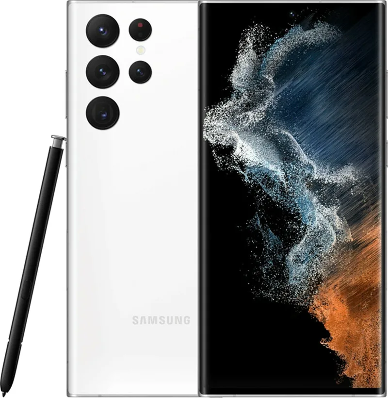 Alternative view of Samsung Galaxy S22 Ultra 5G S908U1 Original 6.8" AMOLED ROM 128/256/512GB/1TB RAM 8/12GB Snapdragon NFC S Pen Unlocked Phone