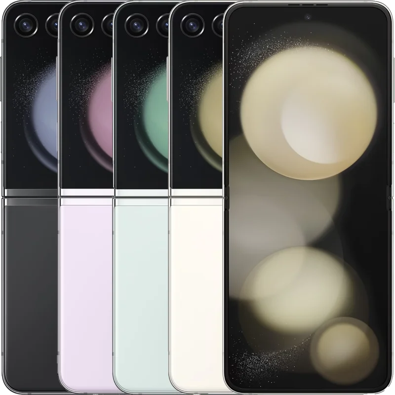 Alternative view of Samsung Galaxy Z Flip 5 Flip5 5G F731U1 F731N 6.7" AMOLED NFC Snapdragon Unlocked Foldable Original 95% New Android Cell Phone