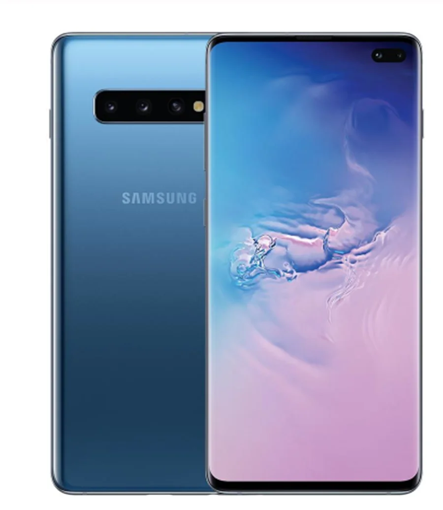 Alternative view of Samsung Galaxy S10 Plus S10+ G9750 Dual Sim Snapdragon 8/12GB RAM 128/512GB/1TB ROM 6.4" NFC 4G LTE Original Android Cell Phone