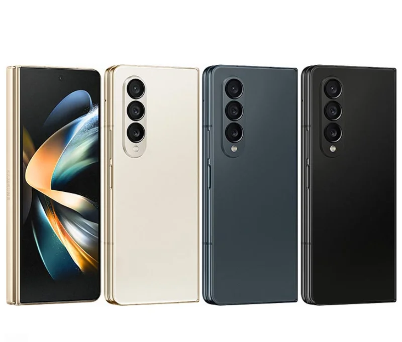 Alternative view of Samsung Galaxy Z Fold 4 Fold4 5G F936N F936U1 7.6" AMOLED 12GB RAM 256/512GB ROM Snapdragon NFC 1SIM+1eSIM 95% New Cell Phone