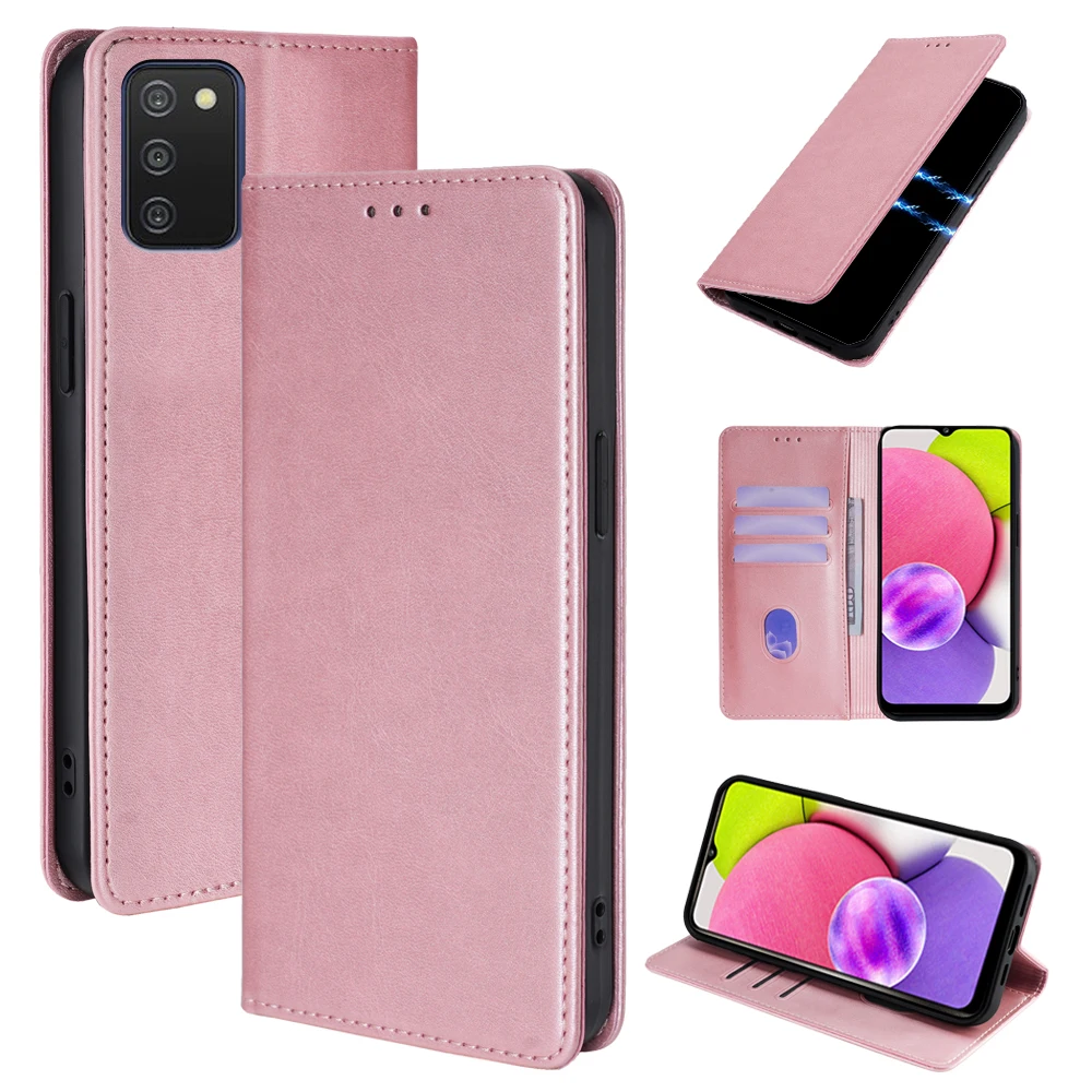 Luxury Leather Wallet Phone Case for Samsung Galaxy A90 A80 A70 A60 A50 A50S A40 A30 A21S A20S A10 Flip Cover with Card Slots