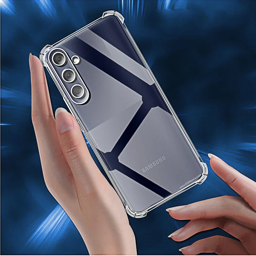 Shockproof Phone Case for Samsung M54 M34 M14 5g M04 M53 M23 M13 5G 4G Transparent Clear Silicone Soft TPU on Galaxy Back Cover