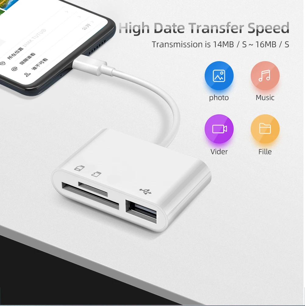 TISHRIC Micro USB Type C Adapter USB TF SD Card Reader USB-C Memory Card Adapter For Macbook Samsung Huawei XiaoMi Laptop Phone TISHRIC Micro USB Type C Adapter USB TF SD Card Reader USB-C Memory Card Adapter For Macbook Samsung Huawei XiaoMi Laptop Phone