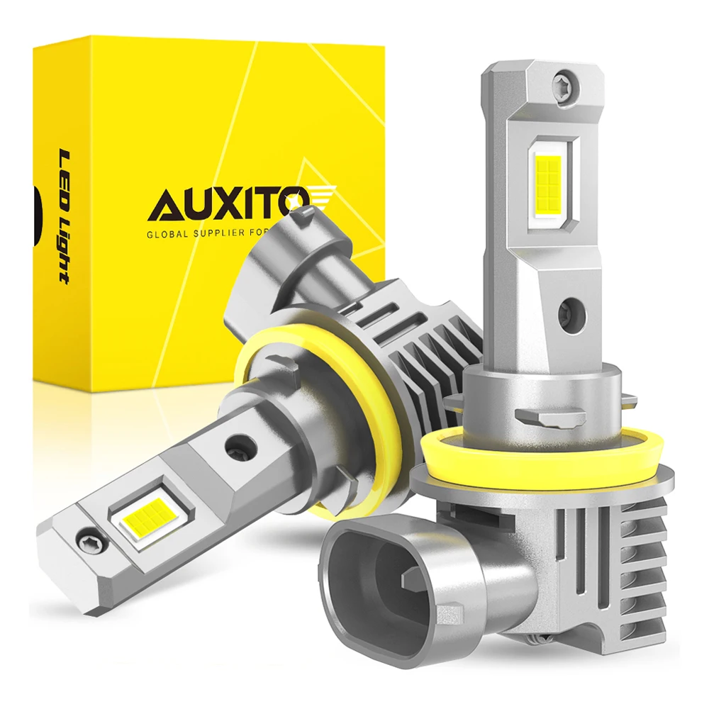 2Pcs 16000LM H8 H11 LED CSP Chip Car Headlight Bulbs HB4 9006 H9 9005 HB3 LED Fog Super Bright 6500K