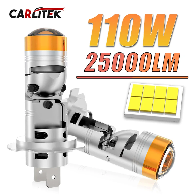 H7 Bi Led Canbus 1:1 LED Projector Wireless Led Lens Plug and Play Mini Projector Lens Car Headlight Bulbs Turbo Lamp Fog Lights