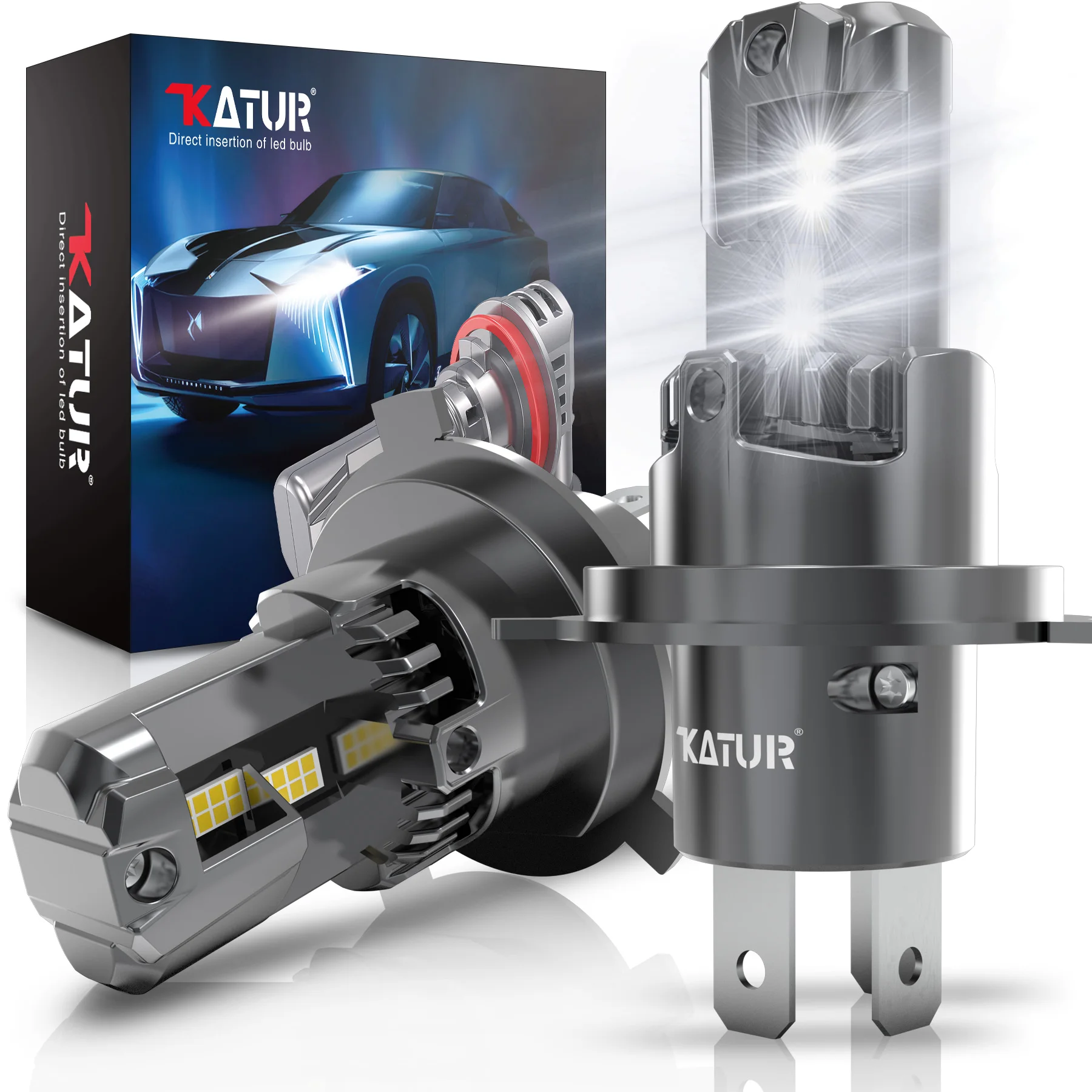2pcs H4 Led Car Headlight Bulb 20000LM 6000K White 110w Dual High Low Beam HB2 9003 For Suzuki Grand Vitara Swift Jimny SX4