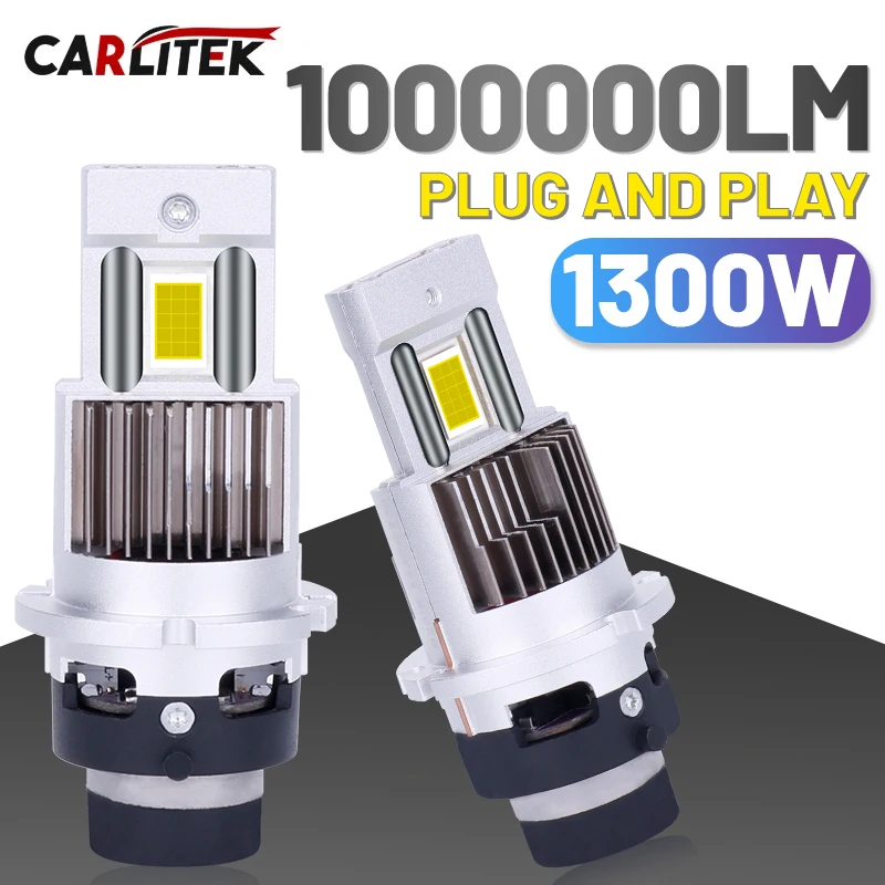 D2S D4S 1:1 Led Headlights HID D1S D3S D1R D3R Kit Xenon LED Retrofit Kit 1300W D2R D4R CSP Canbus 12V