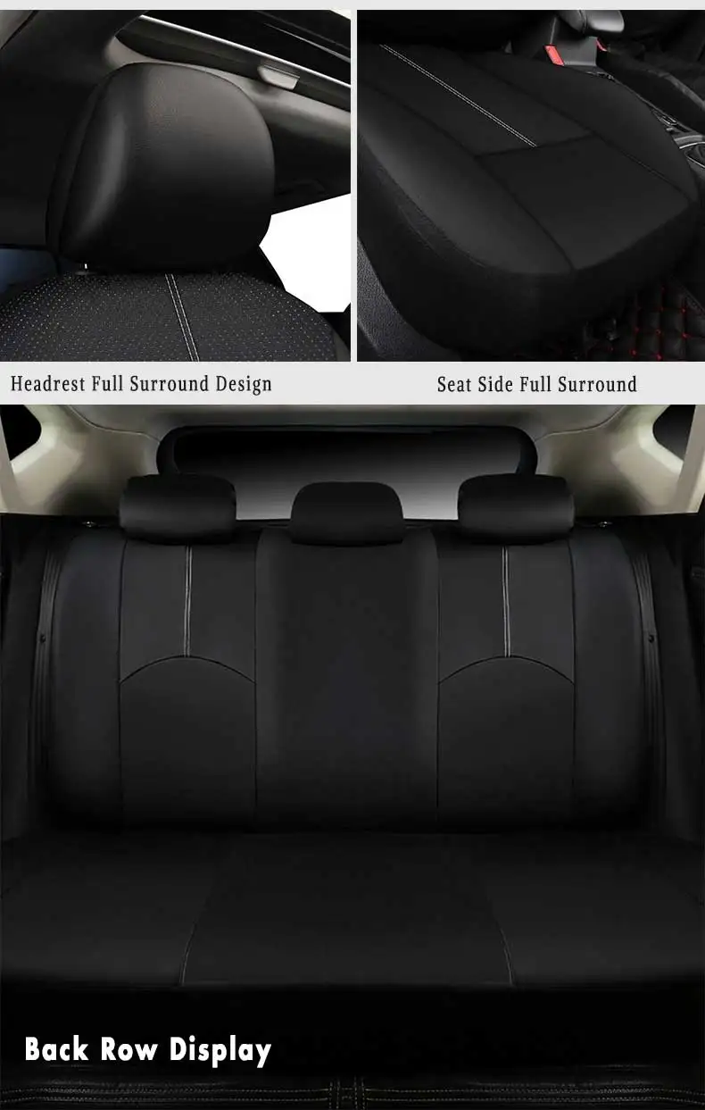 4/9PCS Leather Car Seat Cushion Covers For Chrysler 200 300 300C 300s grand voyager Pacifica PT Cruiser Sebring Town and Country