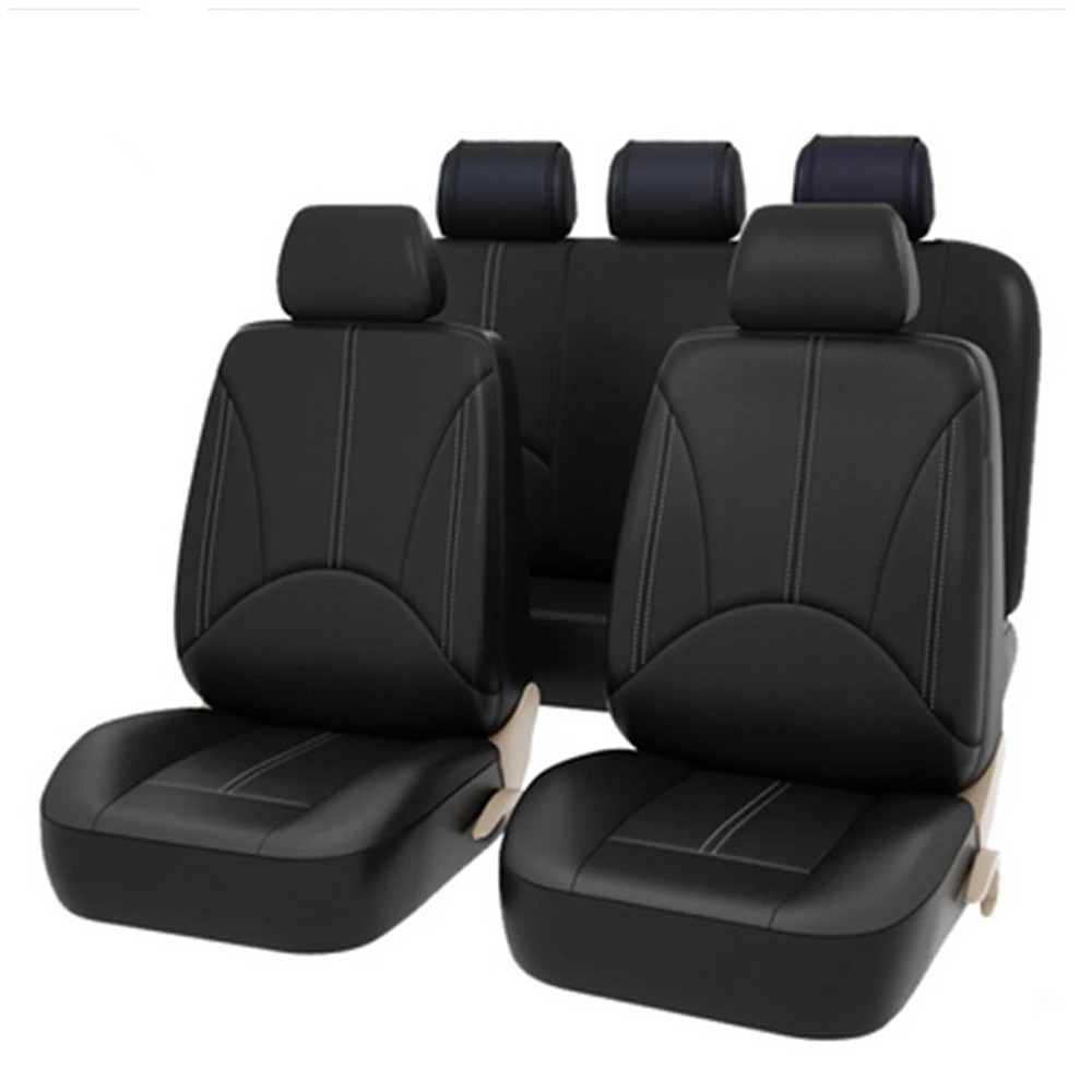4/9PCS Leather Car Seat Cushion Covers For Chrysler 200 300 300C 300s grand voyager Pacifica PT Cruiser Sebring Town and Country