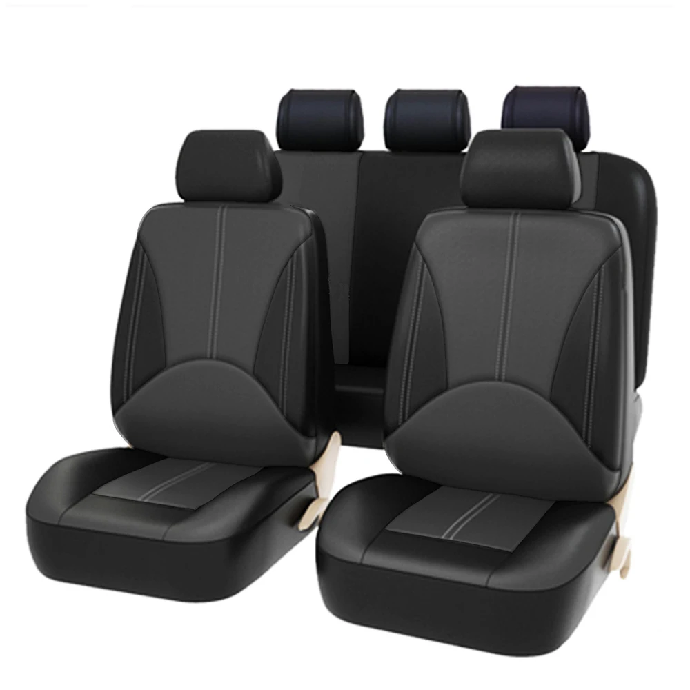 4/9PCS Leather Car Seat Cushion Covers For Chrysler 200 300 300C 300s grand voyager Pacifica PT Cruiser Sebring Town and Country