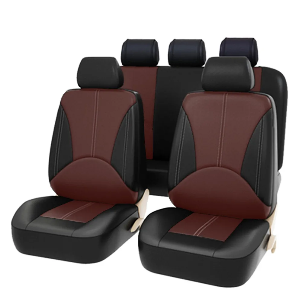 4/9PCS Leather Car Seat Cushion Covers For Chrysler 200 300 300C 300s grand voyager Pacifica PT Cruiser Sebring Town and Country