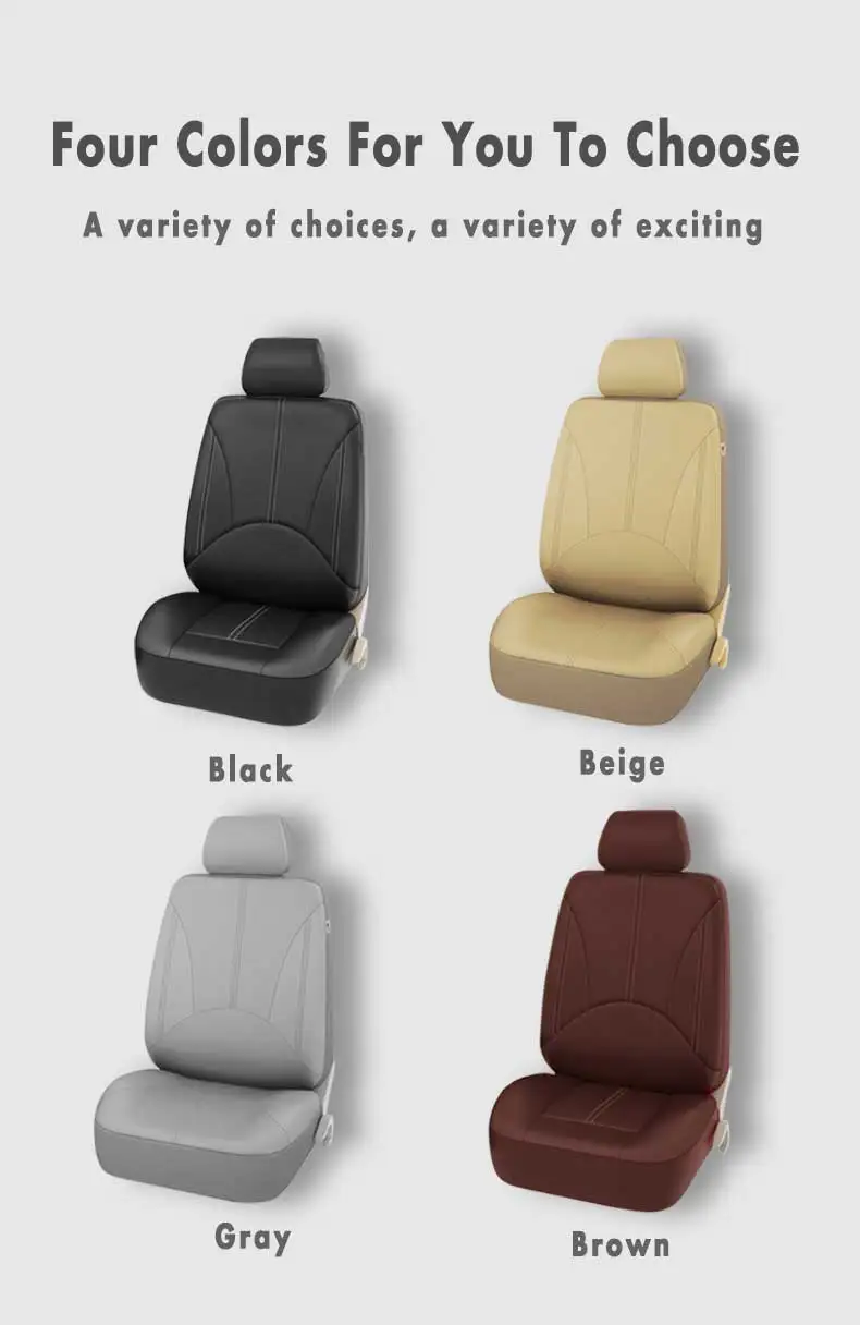 4/9PCS Leather Car Seat Cushion Covers For Chrysler 200 300 300C 300s grand voyager Pacifica PT Cruiser Sebring Town and Country
