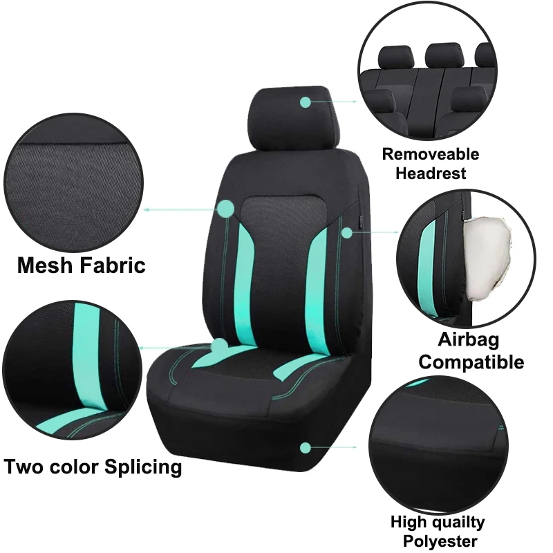 Alternative view of Universal Mesh Car Seat Cover SUV With Zipper