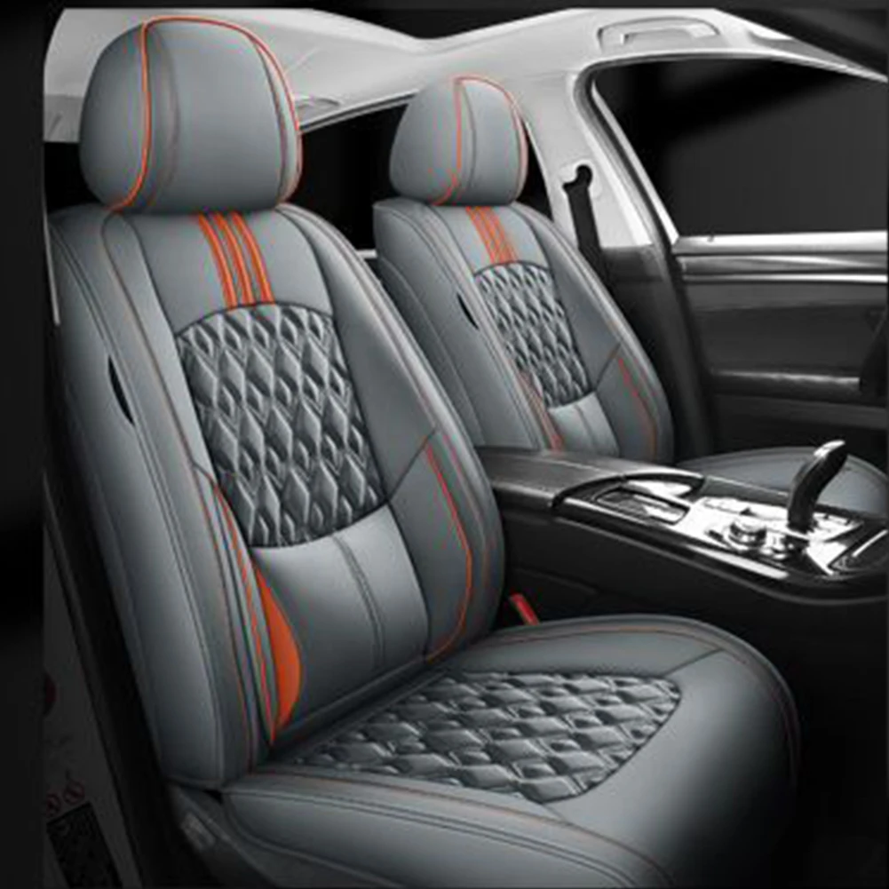 SOGLOTY Four Car Leather Seat Cover