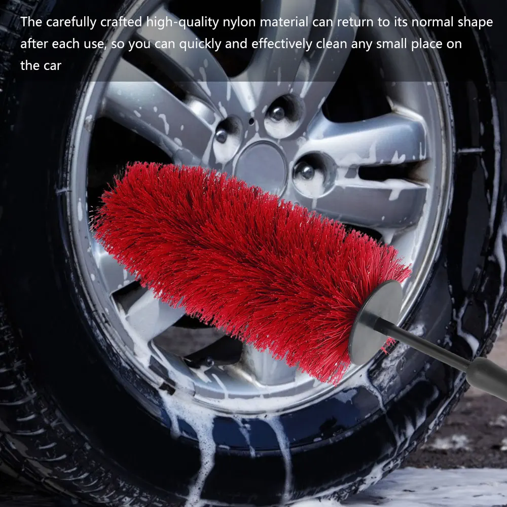 Alternative view of 45cm Car Wheel Brush Multifunction Tire Cleaning Brush