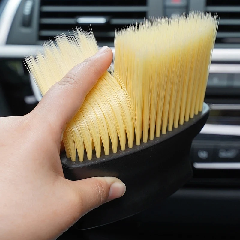 Alternative view of Car interior sweeping dust soft brush