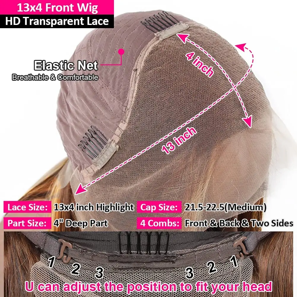 13x4 13x6 Hd Lace Front Wig For Women Body Wave Remy Human Hair P4/27 Piano Ombre Blonde Brown Highlight Glueless Human Hair 13x4 13x6 Hd Lace Front Wig For Women Body Wave Remy Human Hair P4/27 Piano Ombre Blonde Brown Highlight Glueless Human Hair