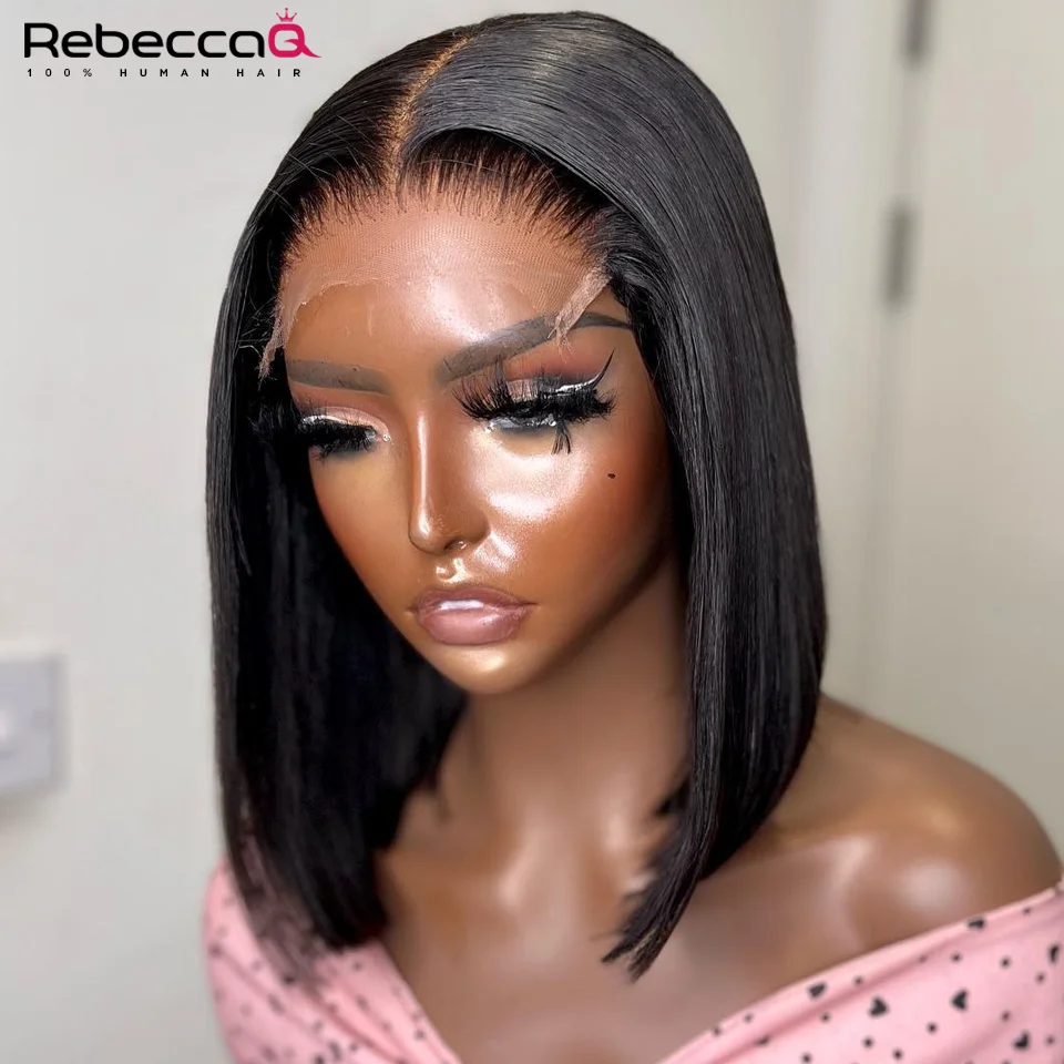 Bone Straight Bob Wig Lace Front Human Hair Wigs For Women Short Bob Wig 13x4 HD Lace Frontal Wig Glueless Wig Human Hair 180% Bone Straight Bob Wig Lace Front Human Hair Wigs For Women Short Bob Wig 13x4 HD Lace Frontal Wig Glueless Wig Human Hair 180%