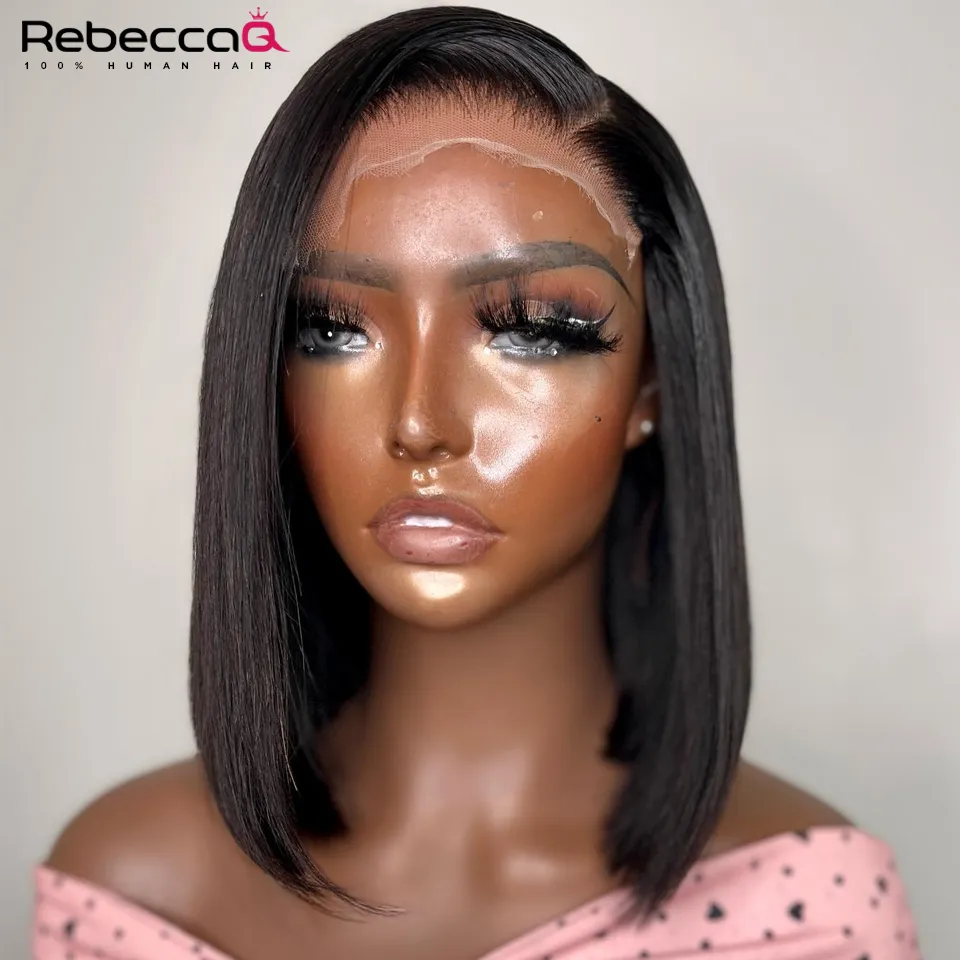 Bone Straight Bob Wig Lace Front Human Hair Wigs For Women Short Bob Wig 13x4 HD Lace Frontal Wig Glueless Wig Human Hair 180% Bone Straight Bob Wig Lace Front Human Hair Wigs For Women Short Bob Wig 13x4 HD Lace Frontal Wig Glueless Wig Human Hair 180%